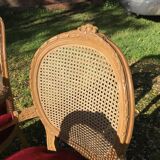 Suite de 4 fauteuils cabriolets Louis XVI