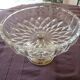 Coupe en cristal et metal argentée