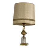 Brass and Crystal D'albret lamp