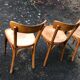 Lot of 4 vintage bistro chairs
