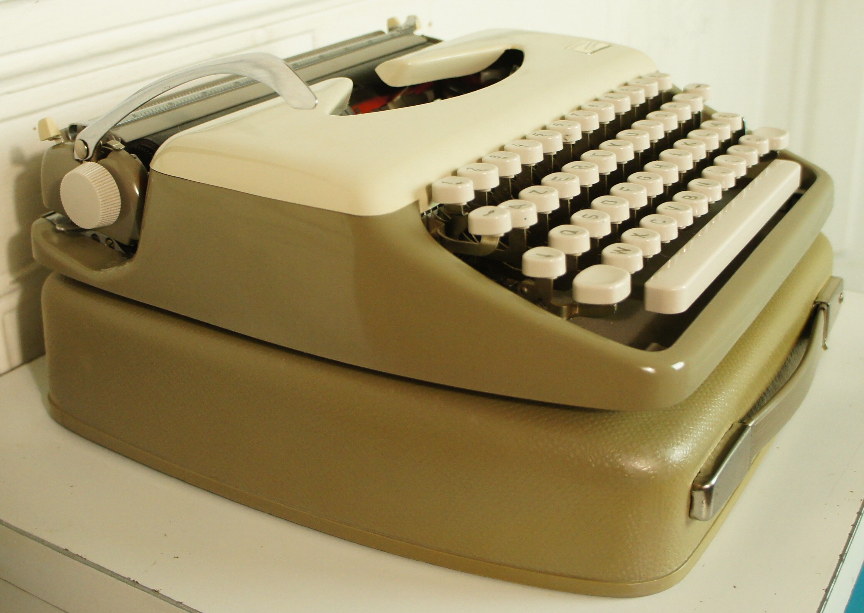 Adler Tippa typewriter, imported from Germany, circa 1960
