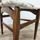 70s teak dining room chairs Scandinavian design