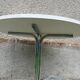 Round kitchen dining table 100cm chrome legs