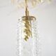 Chiseled glass suspension