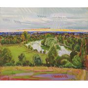 Richmond Terrace Sunset, En Plein Air
