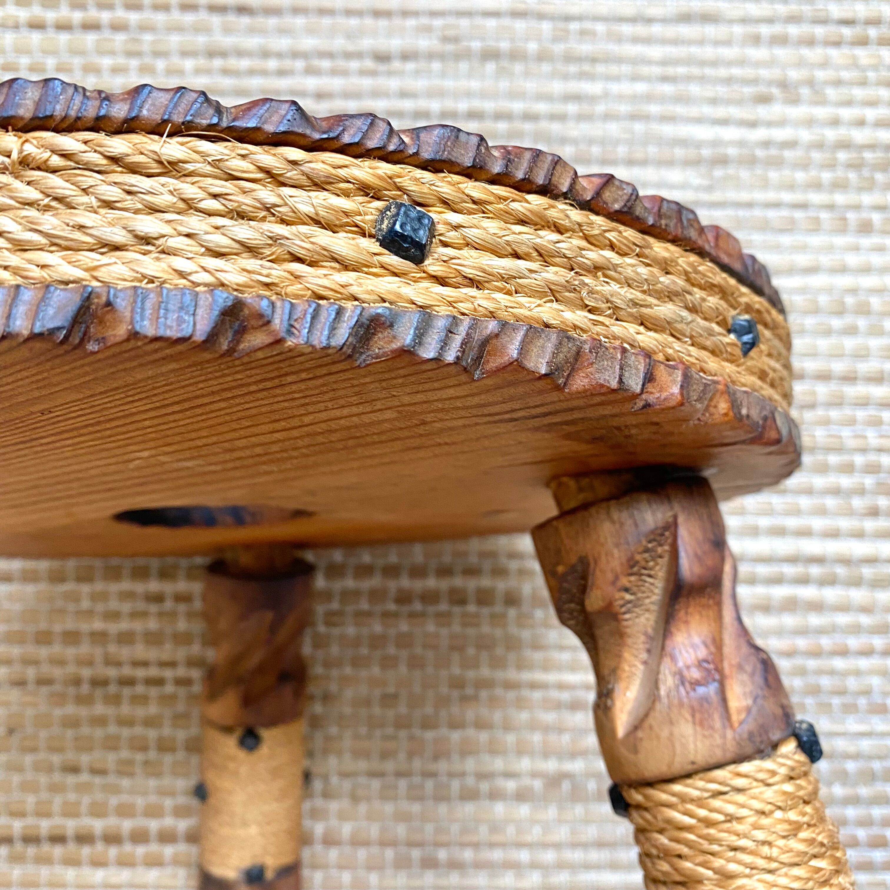 Vintage tripod stool