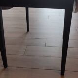 Old restored table with shutters with 4 legs