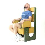 Fauteuil trône haut unique, Tchécoslovaquie 1980