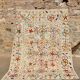Kilim Suzani rug with multicolored embroidered patterns – 240x170 cm