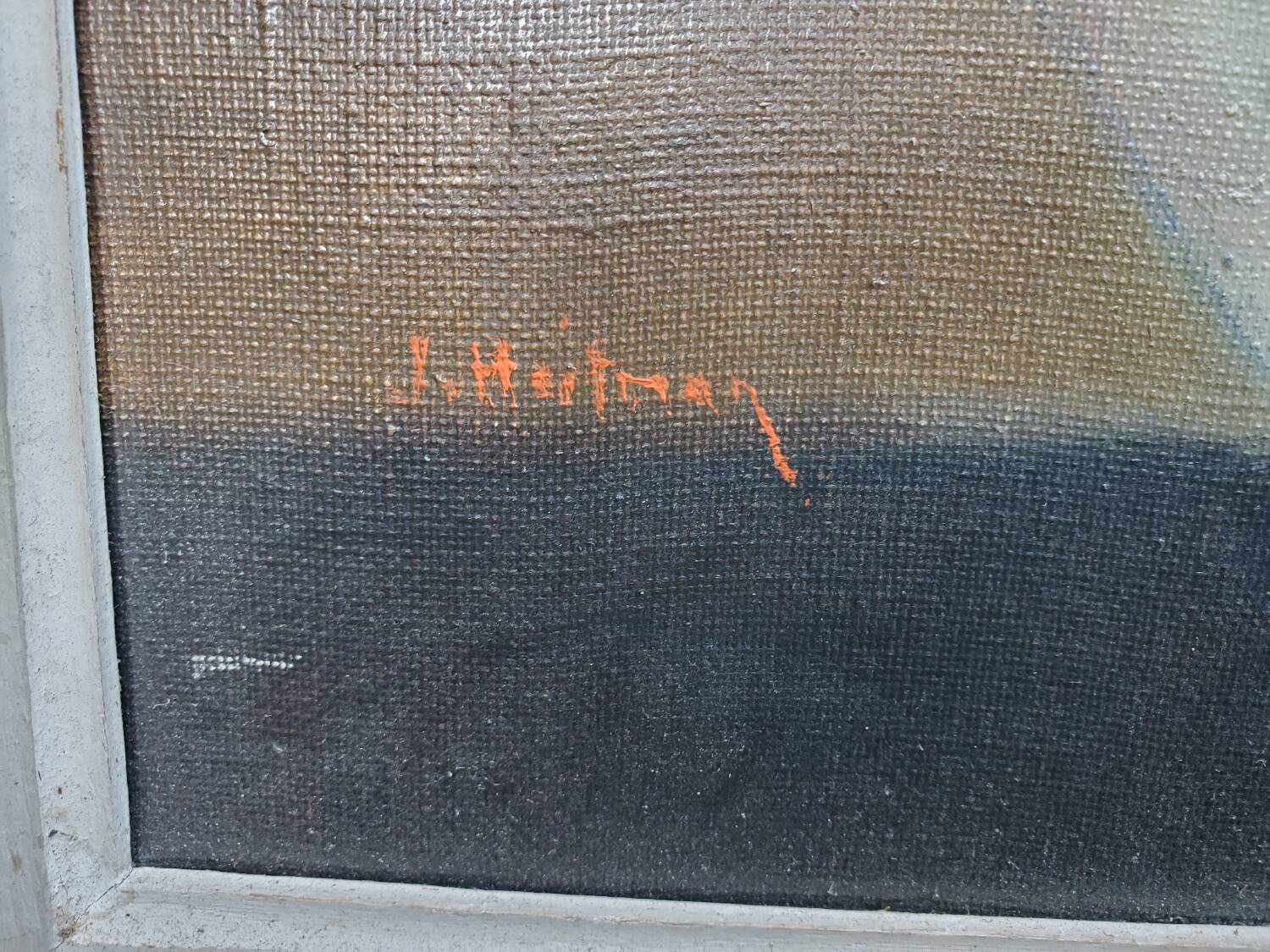 Still life painting signed J.Heitman