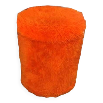 Pouf coffre moumoute pelfran 1960/70