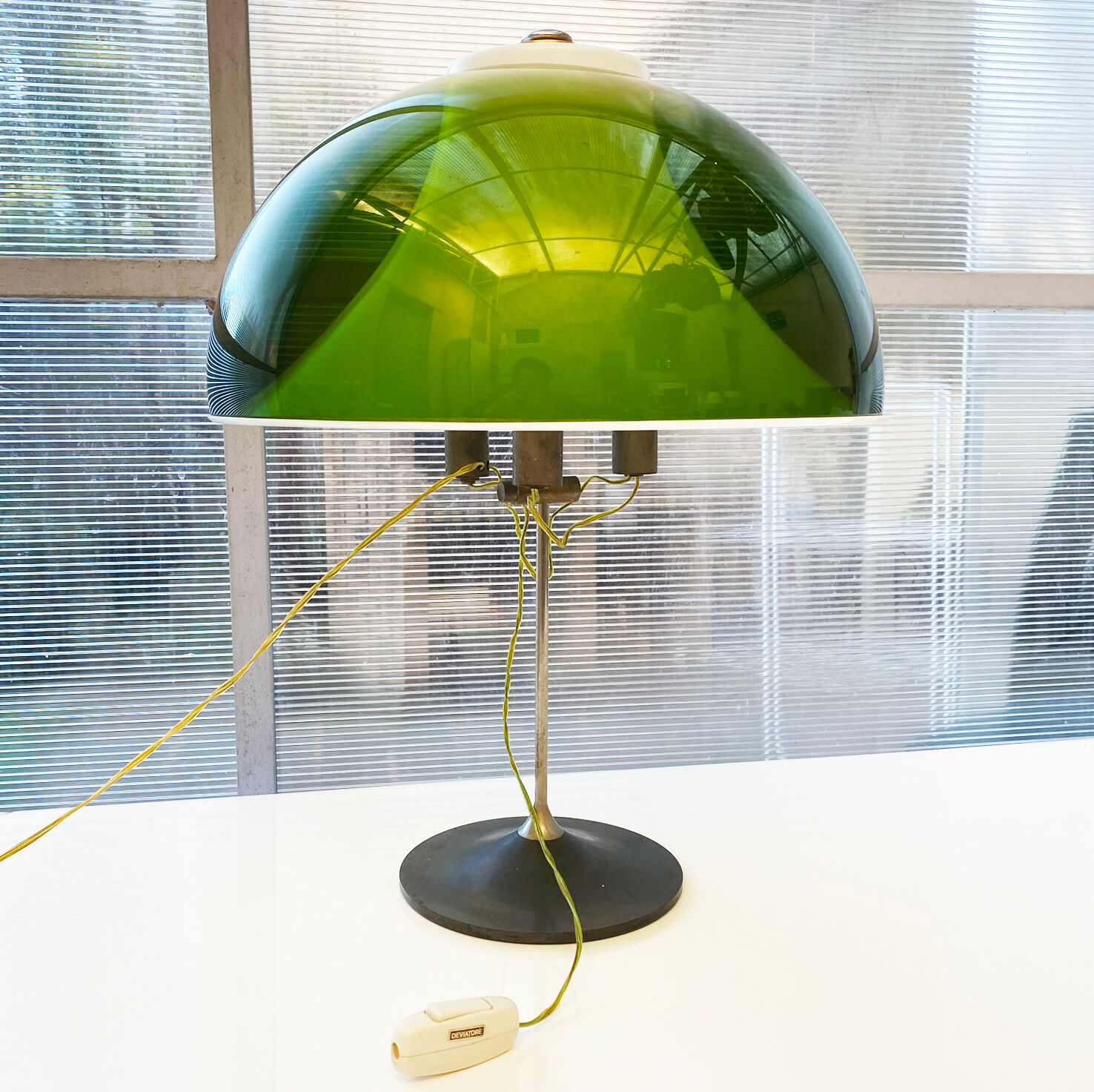 Lamp Stilux Milano Green 60s