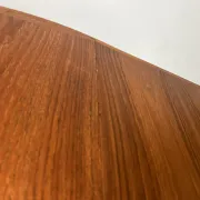 Danish teak dining table round vintage mid-century design VV Mobler