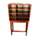 Red shelf 12 boxes old postal locker teak wood piece and original patina 77x41x138cm