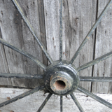 Iron cart or cart wheel