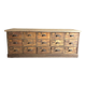 Antique shop cabinet with drawers