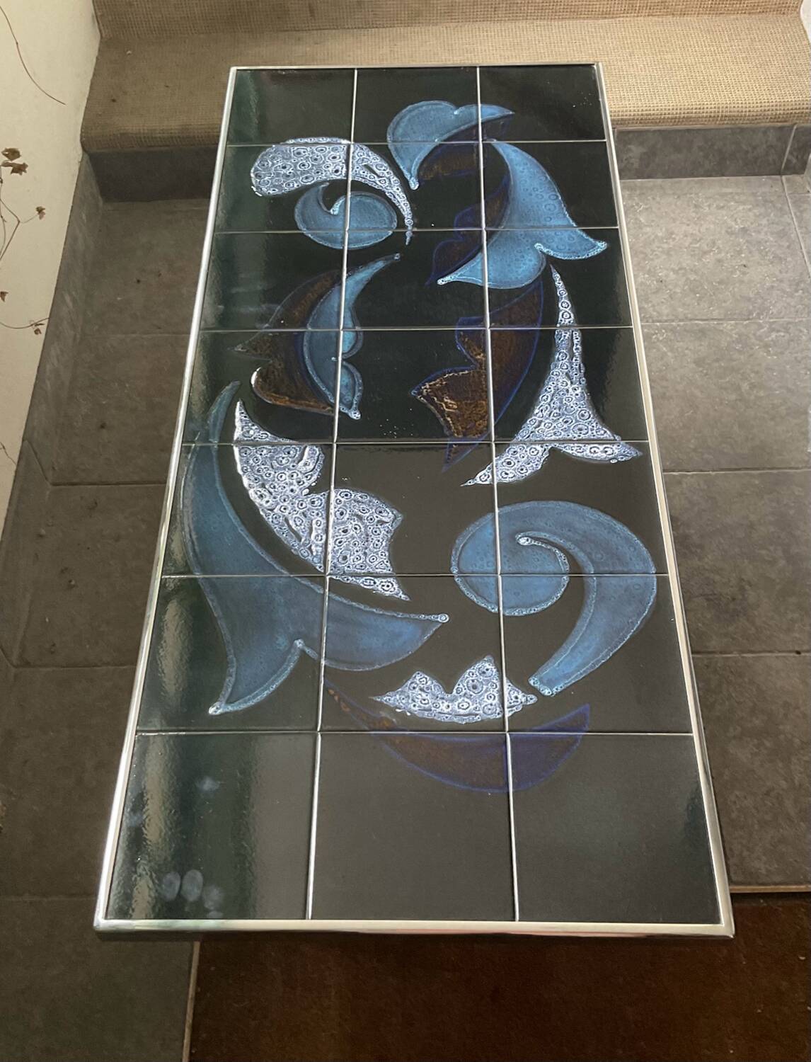 Ceramic coffee table from the 60s/70s.