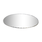 Oval mirror bevelled borders 60 x 43