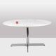 Roche Bobois Marble and chromed metal table. Circa 1970
