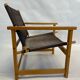Vintage Safari Chair 1980s Hyllinge Møbler Denmark