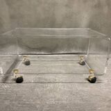 Coffee table with wheels, David Lange