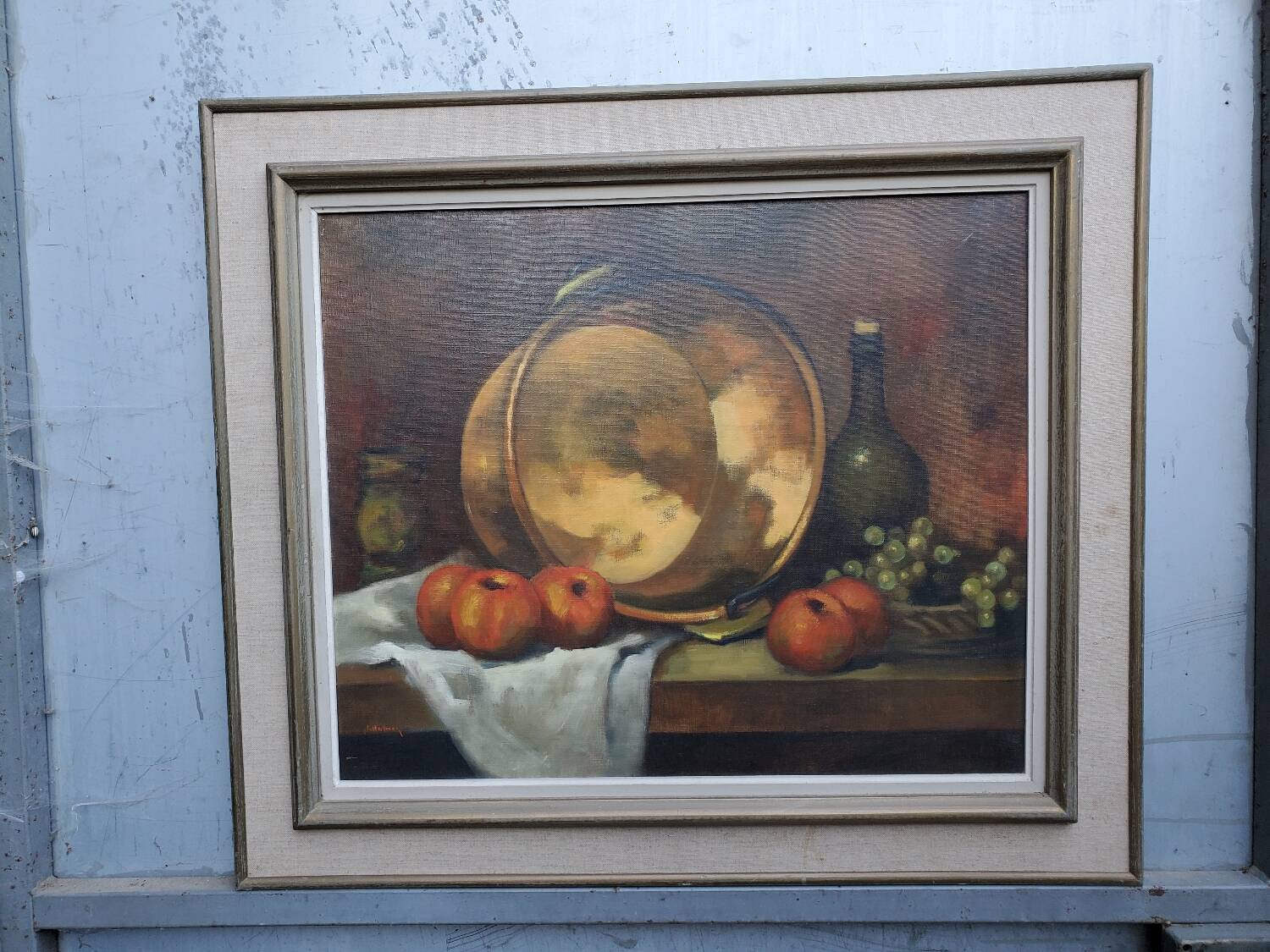 Still life painting signed J.Heitman