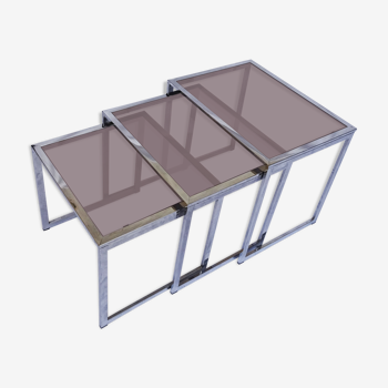 Glass nesting tables