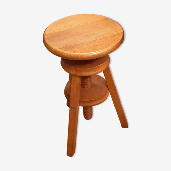 Tabouret vis en bois