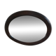 Miroir ovale bois massif 1950