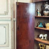 Louis-Philippe Corner Cabinet in Mahogany, 19th Century