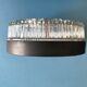 Round glass laminated ceiling light 1960