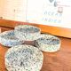 set of 4 green terrazzo effect ramekins