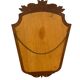 Miroir baroque vintage en bois / Miroir mural rétro en bois