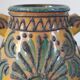 Vintage glazed ceramic vase