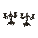 Paire de chandeliers anciens