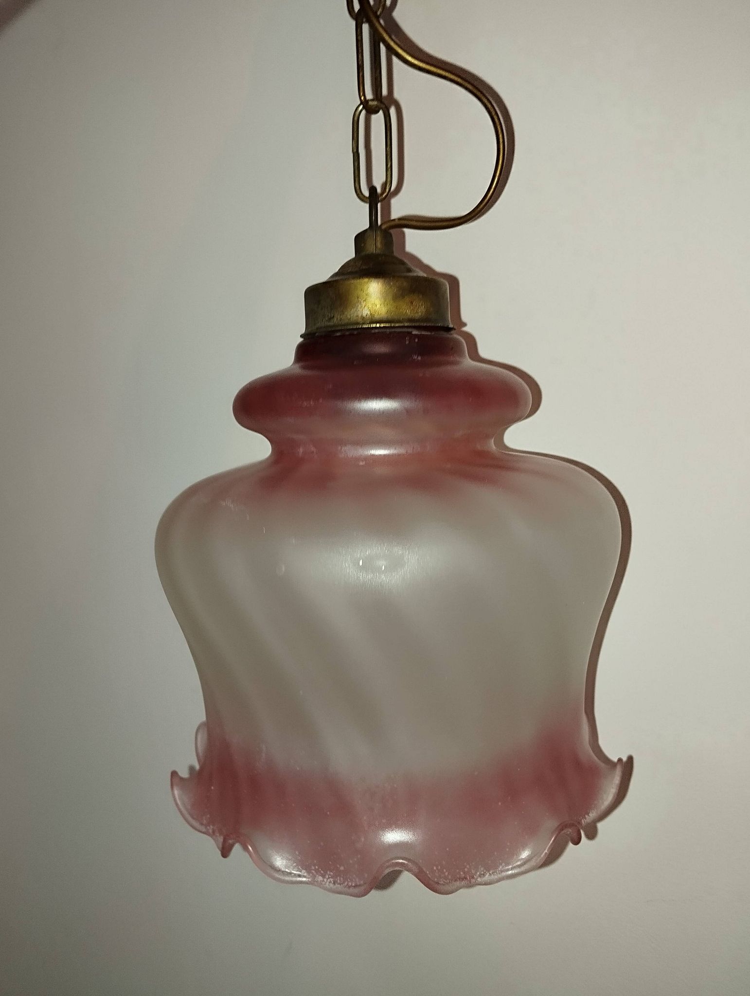 Suspension vintage rose
