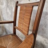 Pair of neo-Basque armchairs