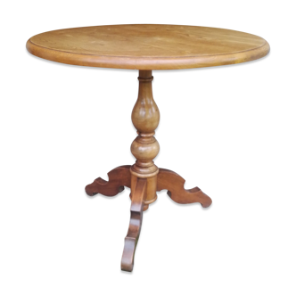 Gueridon tripod in chestnut