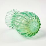 Mid-Century Ribbed Murano Glass Vase by Archimede Seguso for Seguso Vetri d'Arte, Italy, 1950s