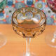 Lot of 5 champagne glasses Martini WMF crystal cabinet