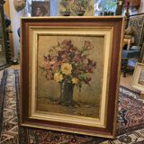 Oil on panel Bouquet