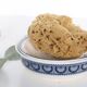 U&Cie Sarreguemines sponge holder, Terre de Fer, mid-19th century, French antique