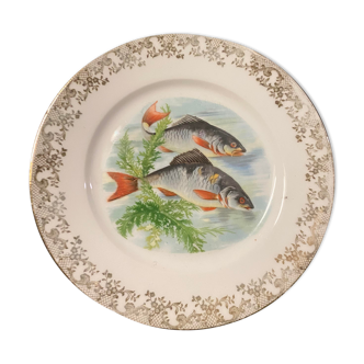 Plates fish service Porcelaine Limoges