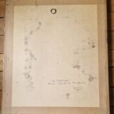 Original engraving / engraving by JB Tavy Notton, "The troglodyte", circa 1970