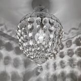 50s crystal hot air balloon ceiling light