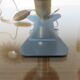 Clamp mushroom lamp, new from old stock, aluminium, 1970s.