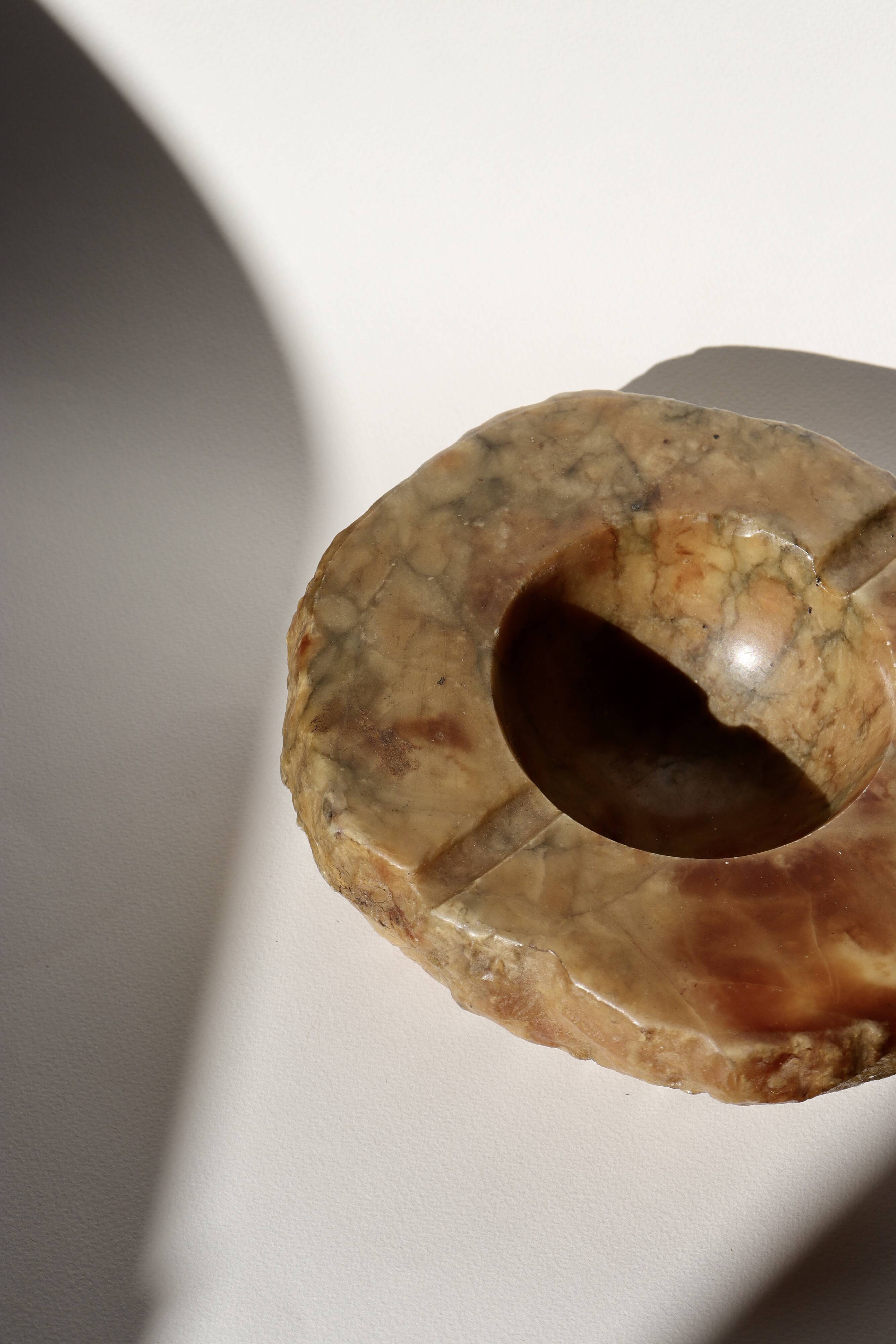 Ashtray in stone