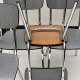 Round formica table with 4 formica chairs