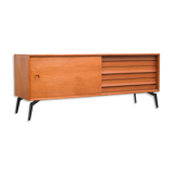 Vintage teak row, 160cm, restored