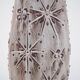 Beige ceramic vase, German design, 1960s, made in West Germany